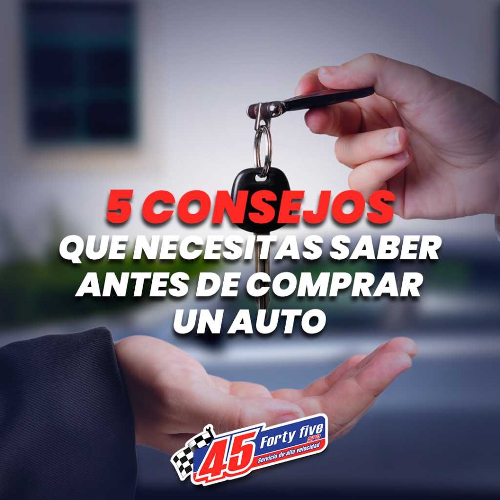 5 consejos antes de comprar un auto nuevo