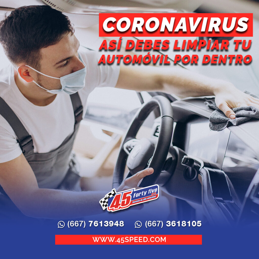 Cuidar tu auto del coronavirus